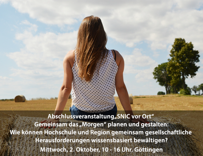 Abschlussveranstaltung von SNIC vor Ort am 2. Oktober 2024 in Göttingen.